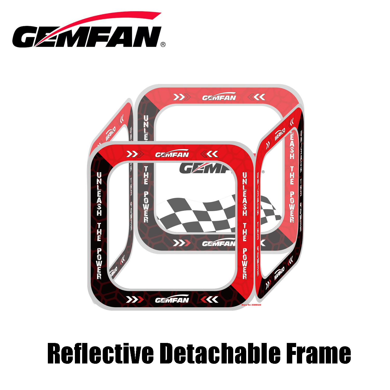 Gemfan 80*80cm FPV ประตูแข่ง C - Drone Racing Flag บทวิจารณ์และราคา
